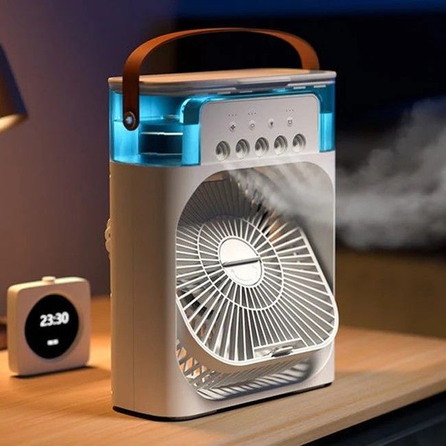 3-IN-1 HUMIDIFIER COOLING FAN WITH ICE