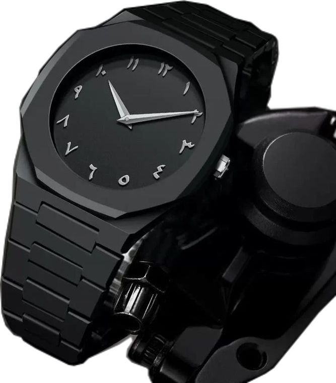 Arabic Aura Watch - Stainless Steel (Premium Quality)