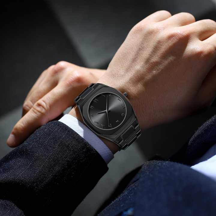 Arabic Aura Watch - Stainless Steel (Premium Quality)