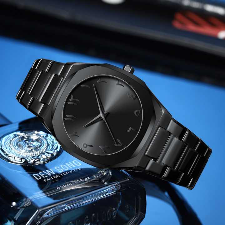 Arabic Aura Watch - Stainless Steel (Premium Quality)